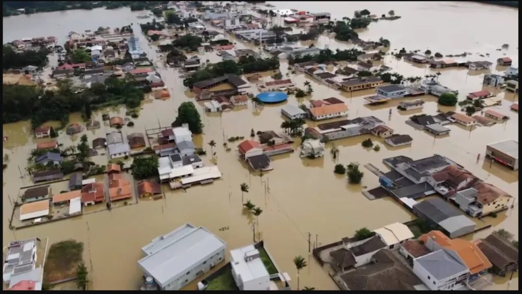 inundacao rio grande do sul, devido mudancas clçimaticas e aquecimento global